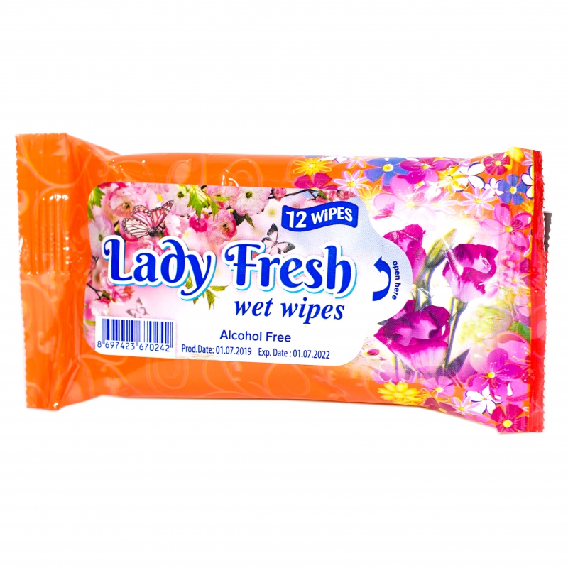 Անձեռոցիկ Թաց Lady Fresh 2